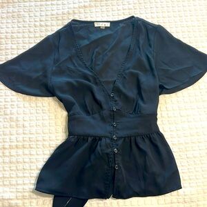 2 for  $18 Blush J Blouse button down black Medium